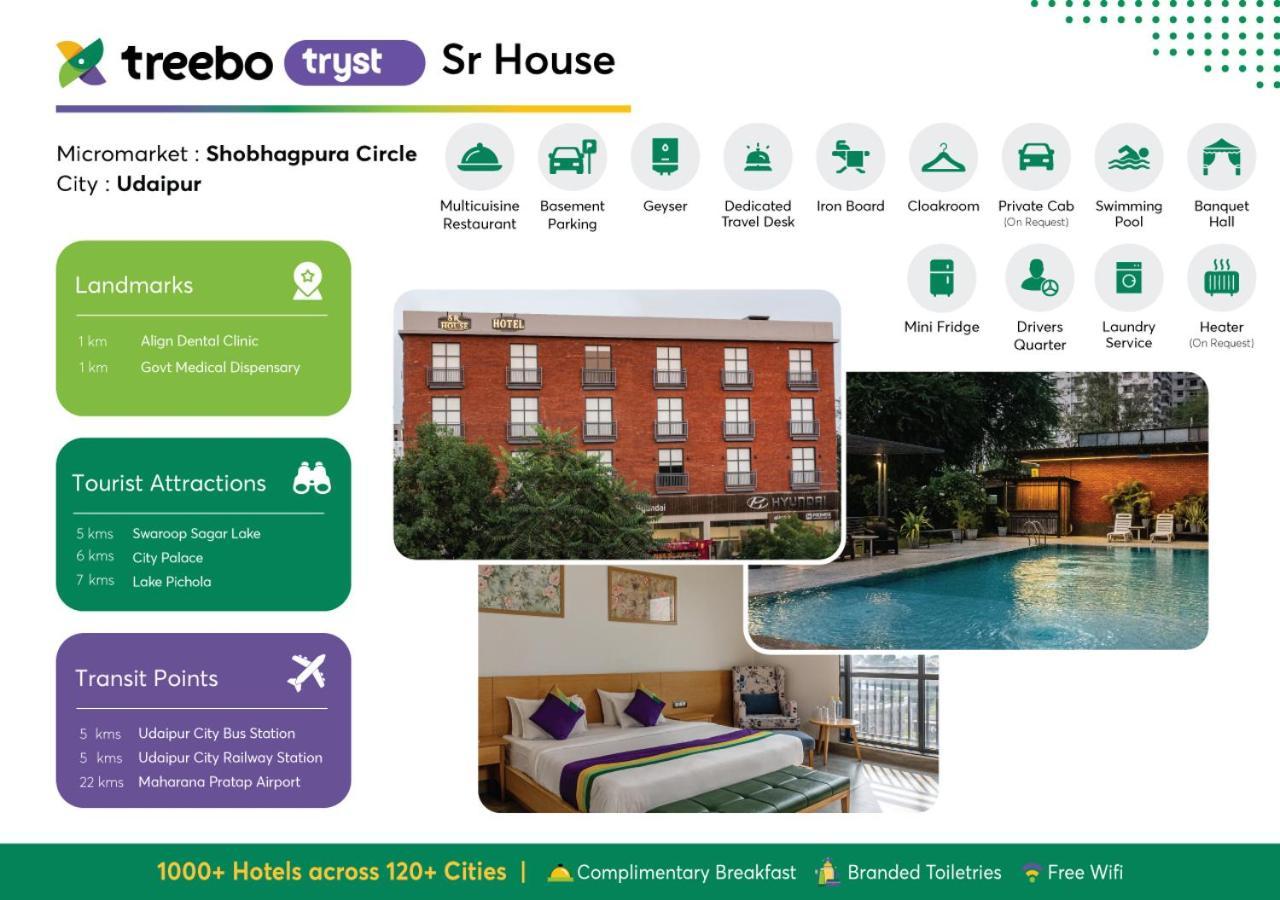 Treebo Tryst Sr House Hotel Udaipur Luaran gambar